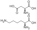 (2S)-2-aminobutanedioic acid,(2S)-2,6-diaminohexanoic acid