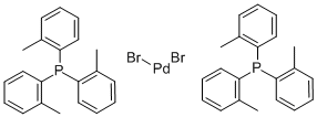 dibromopalladium,tris(2-methylphenyl)phosphane