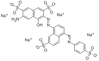 tetrasodium,(3E)-6-amino-4-oxo-3-[[7-sulfinato-4-[(4-sulfonatophenyl)diazenyl]naphthalen-1-yl]hydrazinylidene]naphthalene-2,7-disulfonate
